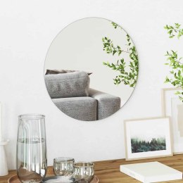 VidaXL Lustro ścienne Okrągły Ø 40 cm szkło hartowane