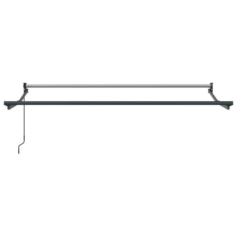 VidaXL Ręczna markiza chowana Antracyt 3,5 x 2 m Aluminium