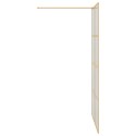 VidaXL Ściana prysznicowa typu walk-in złoty 115 x 195 cm