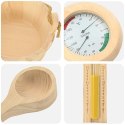 VidaXL Zestaw akcesoriów do sauny 4 pcs Brązowy