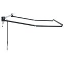 VidaXL Elektryczna rama markizy składanej Antracyt 2,5 x 2 m Aluminium
