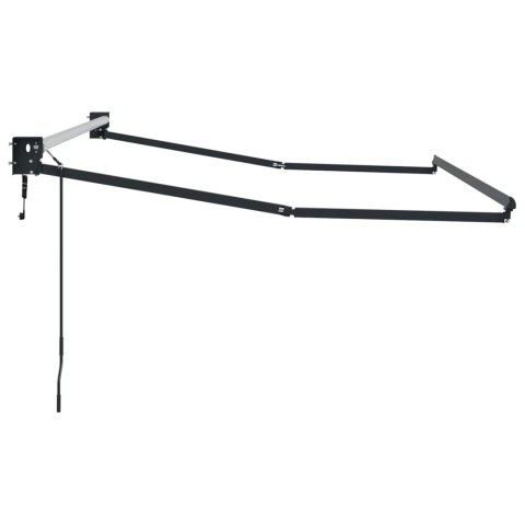 VidaXL Elektryczna rama markizy składanej Antracyt 2,5 x 2 m Aluminium
