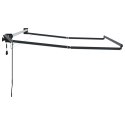 VidaXL Elektryczna rama markizy składanej Antracyt 3 x 2,5 m Aluminium