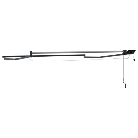 VidaXL Elektryczna rama markizy składanej Antracyt 3 x 2,5 m Aluminium