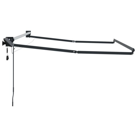 VidaXL Elektryczna rama markizy składanej Antracyt 3,5 x 2,5 m