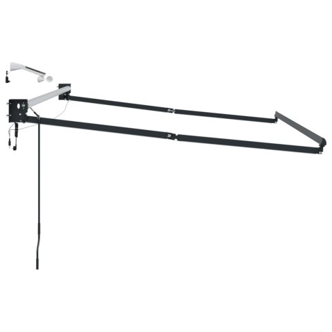 VidaXL Elektryczna rama markizy składanej Antracyt 3,5 x 2,5 m