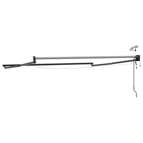 VidaXL Elektryczna rama markizy składanej Antracyt 3,5 x 2,5 m