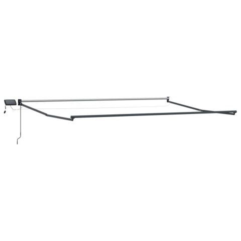VidaXL Elektryczna rama markizy składanej Antracyt 4 × 3 m Aluminium