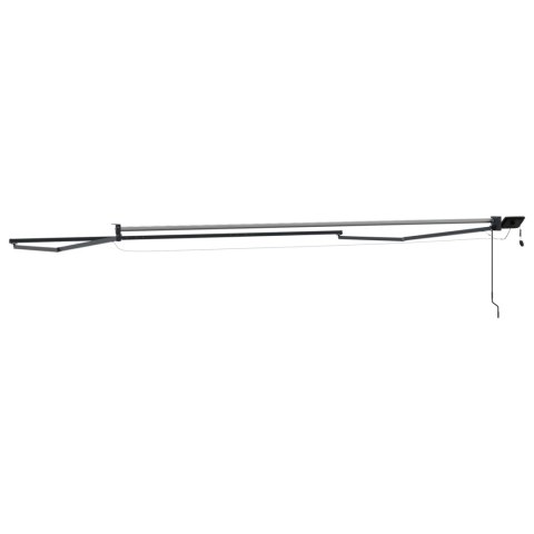 VidaXL Elektryczna rama markizy składanej Antracyt 4 × 3 m Aluminium