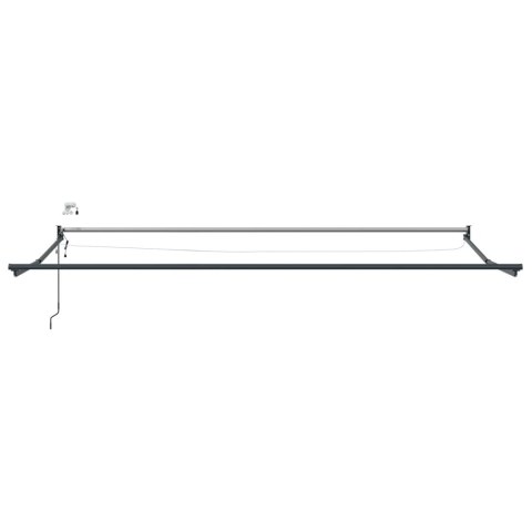 VidaXL Elektryczna rama markizy składanej Antracyt 4 × 3 m Aluminium