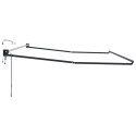 VidaXL Elektryczna rama markizy składanej Antracyt 4 × 3 m Aluminium