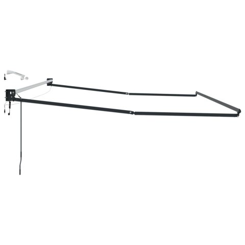 VidaXL Elektryczna rama markizy składanej Antracyt 4 × 3 m Aluminium