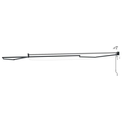 VidaXL Elektryczna rama markizy składanej Antracyt 4 × 3 m Aluminium