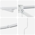 VidaXL Elektryczna rama markizy składanej Biały 4,5 × 3 m Aluminium
