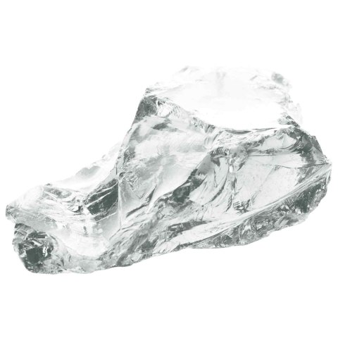 VidaXL Kamienie Ogrodowe Biały 12 cm Szkło