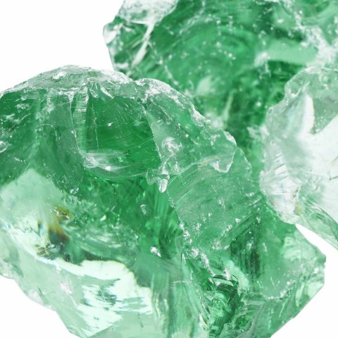 VidaXL Kamienie Ogrodowe Jasnozielony 12 cm Szkło