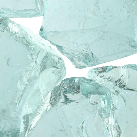 VidaXL Kamienie Ogrodowe Turkusowy 12 cm Szkło