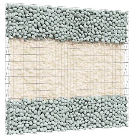 VidaXL Kamienie Ogrodowe szampański 12 cm Szkło