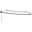 VidaXL Ręczna markiza chowana Antracyt 4 x 2 m Aluminium