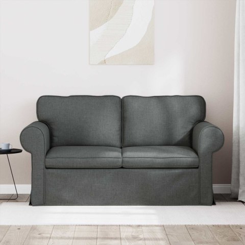 VidaXL Sofa Ciemnoszary 155 x 82 x 80 cm tkanina