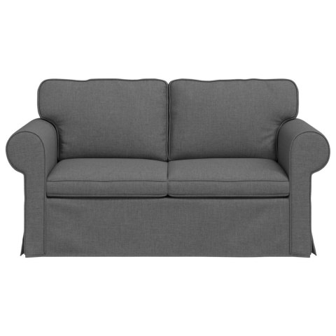 VidaXL Sofa Ciemnoszary 155 x 82 x 80 cm tkanina