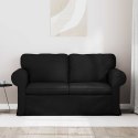VidaXL Sofa Czarny 155 x 82 x 80 cm tkanina