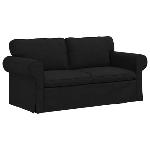 VidaXL Sofa Czarny 175 x 82 x 80 cm tkanina