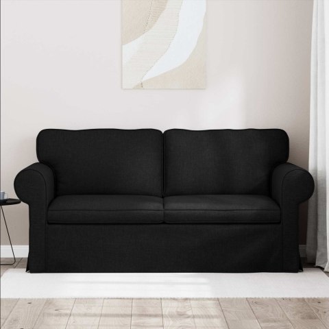 VidaXL Sofa Czarny 175 x 82 x 80 cm tkanina