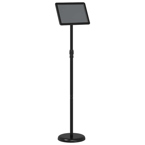 VidaXL Stoiska na targi Czarny 25 x 25 x 125 cm Aluminium