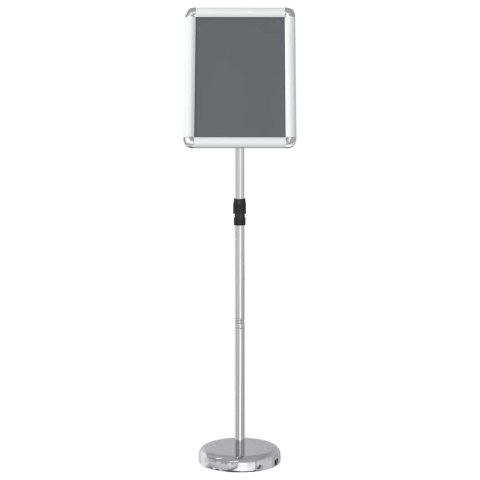VidaXL Stoiska na targi Srebrny 30 x 25 x 128 cm Aluminium