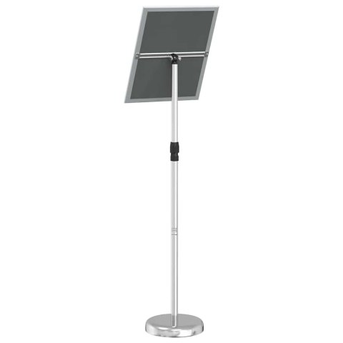 VidaXL Stoiska na targi Srebrny 30 x 25 x 128 cm Aluminium