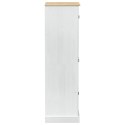 VidaXL Szafy z szufladą Biały 76 x 50 x 170 cm Lite drewno sosnowe