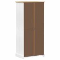 VidaXL Szafy z szufladą Biały 76 x 50 x 170 cm Lite drewno sosnowe