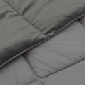 VidaXL Kołdra na cały rok Jasnoszary 155 x 220 cm Mikrofibra