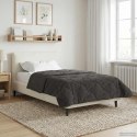 VidaXL Kołdra na cały rok Kwiłtowany Antracyt 155 x 220 cm