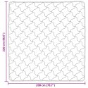 VidaXL Kołdra na cały rok Kwiłtowany Antracyt 200 x 220 cm