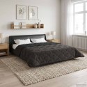 VidaXL Kołdra na cały rok Kwiłtowany Antracyt 240 x 260 cm
