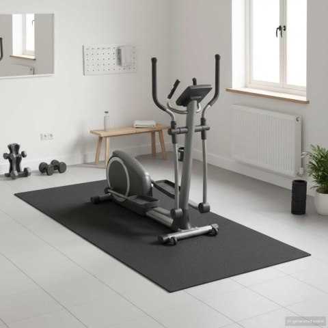 VidaXL Mata ochronna do sportu Czarny 200 x 90 x 0,6 cm
