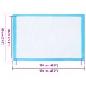 VidaXL Podkład treningowy dla zwierząt z włókniny 50 pcs 120 x 80 cm