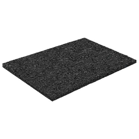 VidaXL Pad Patio z Granulatem Gumowym Czarny 6 x 9 x 0,3 cm Guma