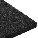 VidaXL Pad Patio z Granulatem Gumowym Czarny 6 x 9 x 0,6 cm Guma