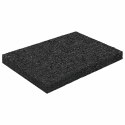 VidaXL Pad Patio z Granulatem Gumowym Czarny 6 x 9 x 0,8 cm Guma