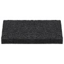 VidaXL Pad Patio z Granulatem Gumowym Czarny 6 x 9 x 0,8 cm Guma