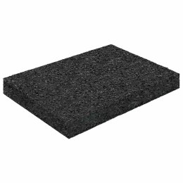 VidaXL Pad Patio z Granulatem Gumowym Czarny 6 x 9 x 1 cm Guma