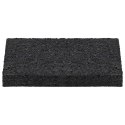 VidaXL Pad Patio z Granulatem Gumowym Czarny 6 x 9 x 1 cm Guma