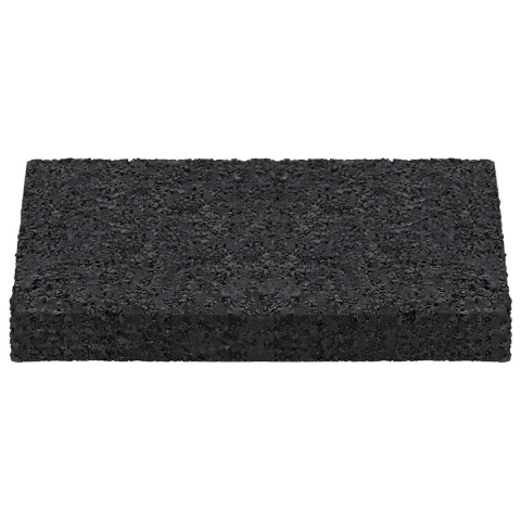 VidaXL Pad Patio z Granulatem Gumowym Czarny 6 x 9 x 1 cm Guma