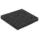 VidaXL Pad Patio z Granulatem Gumowym Czarny 9 x 9 x 0,8 cm Guma