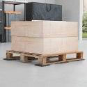 VidaXL Pad Patio z Granulatem Gumowym Czarny 9 x 9 x 0,8 cm Guma