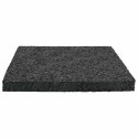 VidaXL Pad Patio z Granulatem Gumowym Czarny 9 x 9 x 0,8 cm Guma