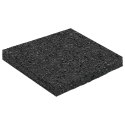 VidaXL Pad Patio z Granulatem Gumowym Czarny 9 x 9 x 0,8 cm Guma